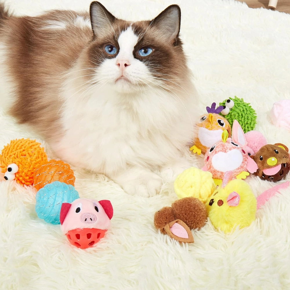 Barkbutler x Fofos Geek Ball Chew Toy for Cats