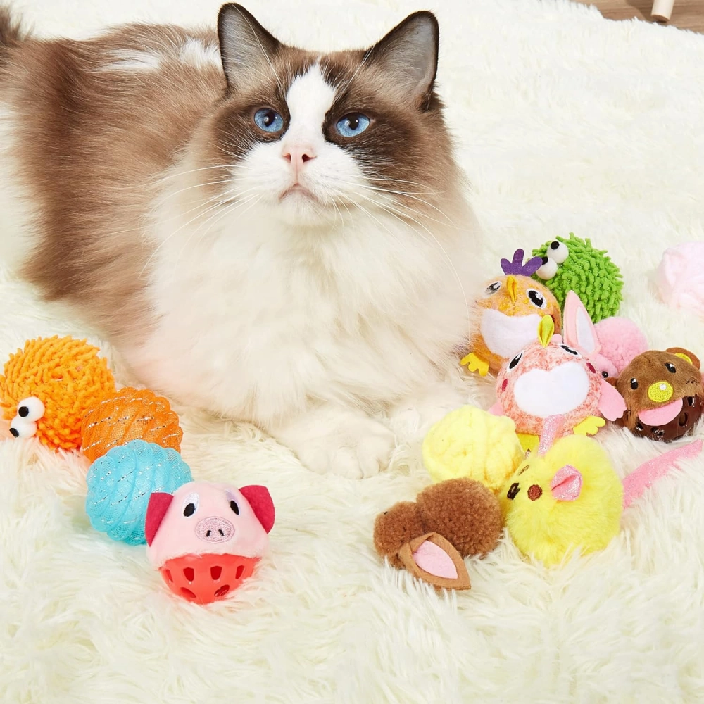 Barkbutler x Fofos Geek Ball Chew Toy for Cats