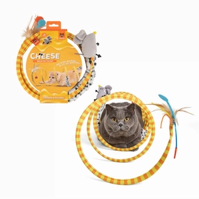 Barkbutler x Fofos Safari Spiral Tunnel Toy for Cats