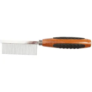 Bass Brushes Wide Tooth Metal Pet Comb Wide Dog Grooming cat toys, cat supplies