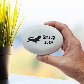 Bearded Dragon Memorial Stone- Personalized Dragon Memorial Gift show poultry,grooming poultry