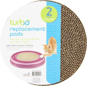 Bergan Turbo Scratcher Cat Toy Replacement Pads catnip toys, feather wand toy