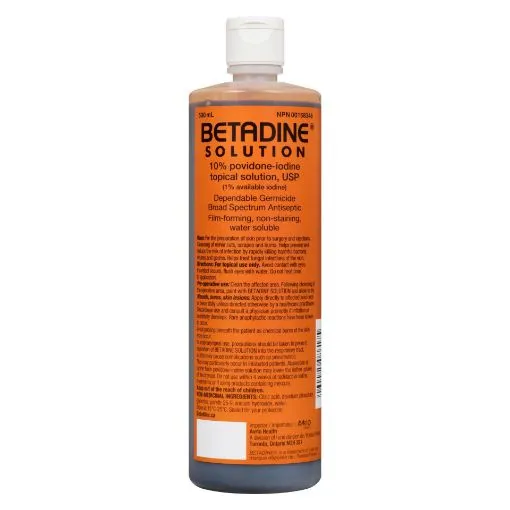 Betadine Solution 10% 500ml cat vitamins, cat immune support