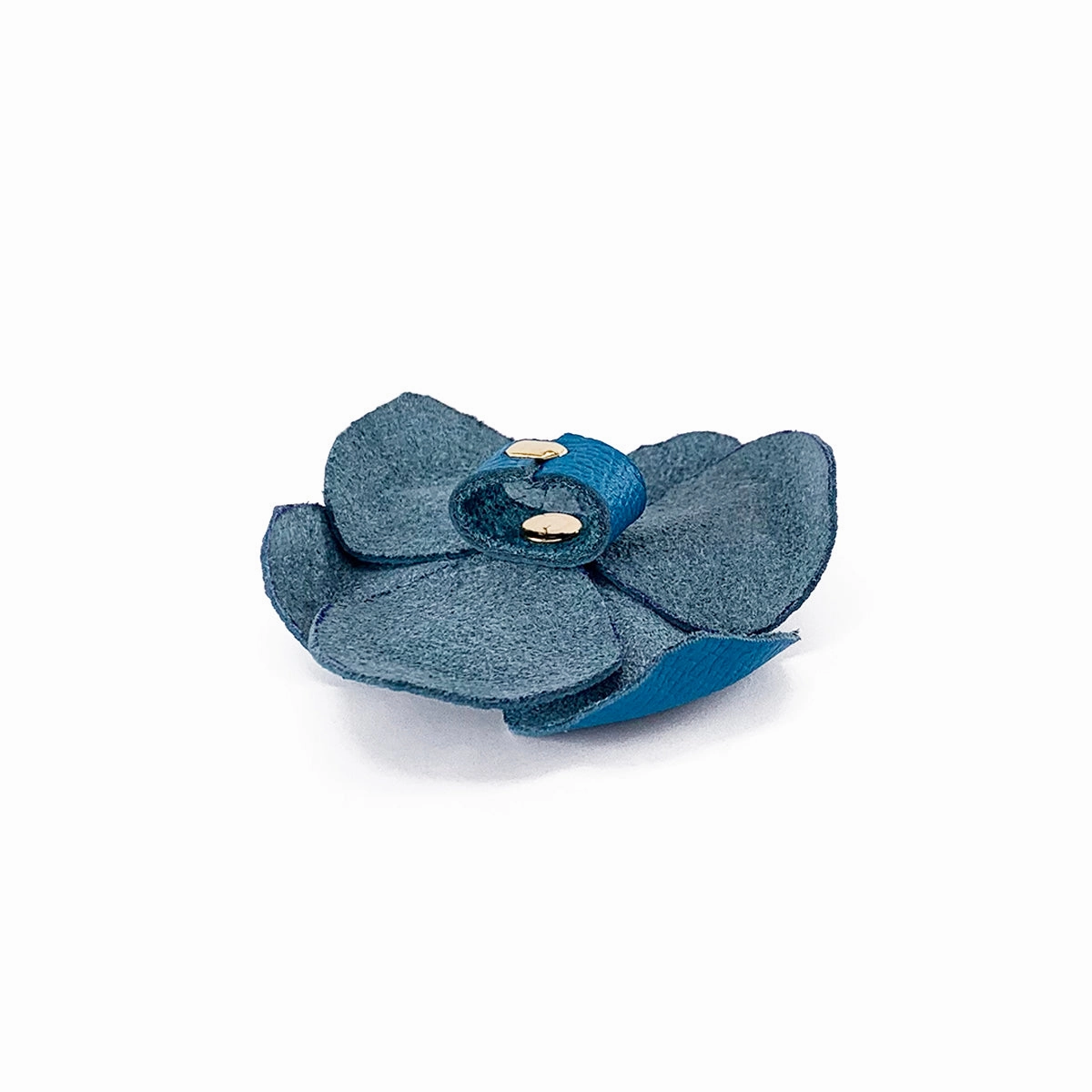 Beverly Classic Rhinestone Leather Dog Flowerette Slider Caribbean