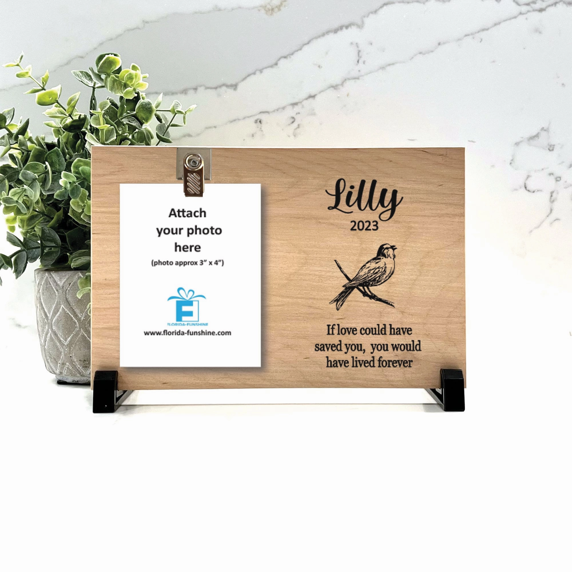 Bird Memorial Gift - Bird Memorial Frame
