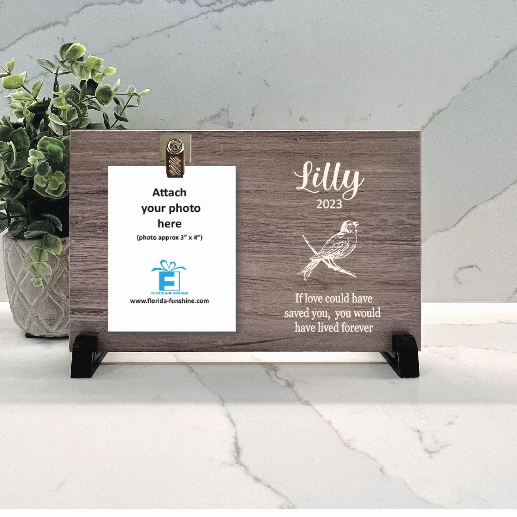 Bird Memorial Gift - Bird Memorial Frame