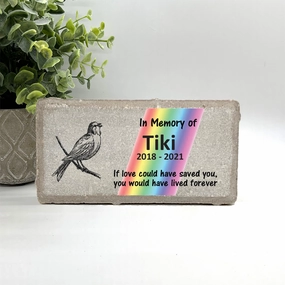 Bird Memorial Stone - Rainbow Bridge