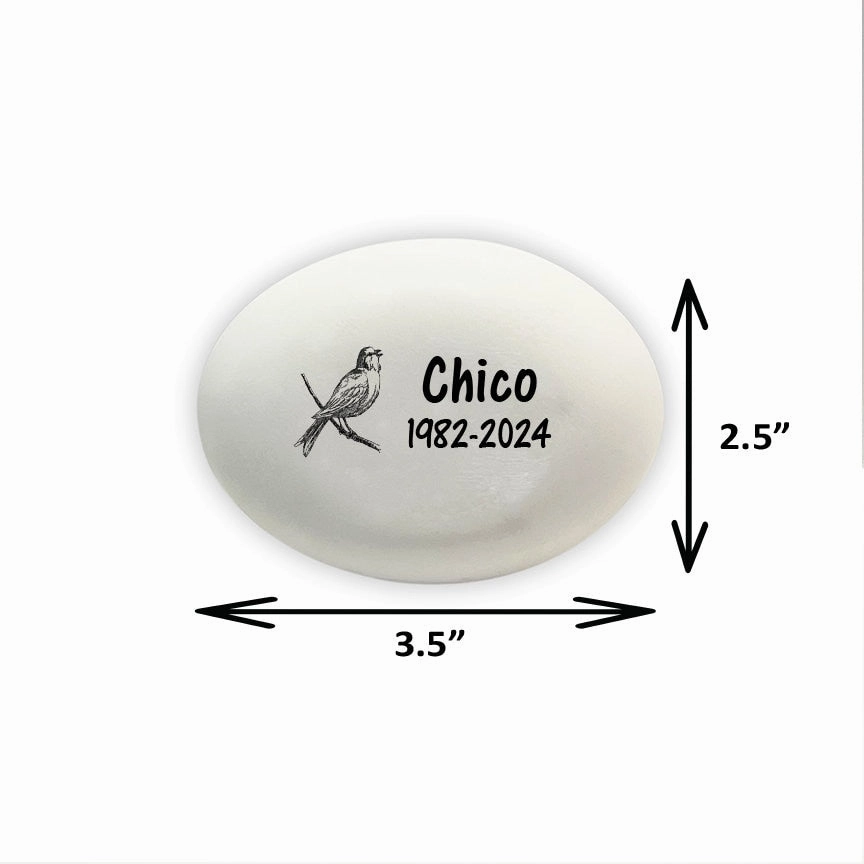 Bird Memorial Stone- Personalized Bird Memorial Gift