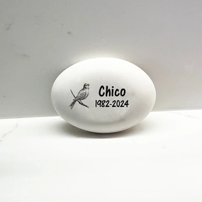 Bird Memorial Stone- Personalized Bird Memorial Gift show poultry,grooming poultry