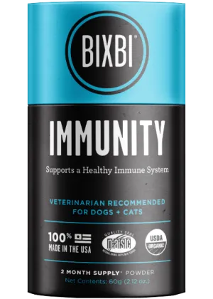 Bixbi Organic Pet Superfood IMMUNITY Premium Supplement For Dogs and Cats multivitamin for cats, daily cat supplements