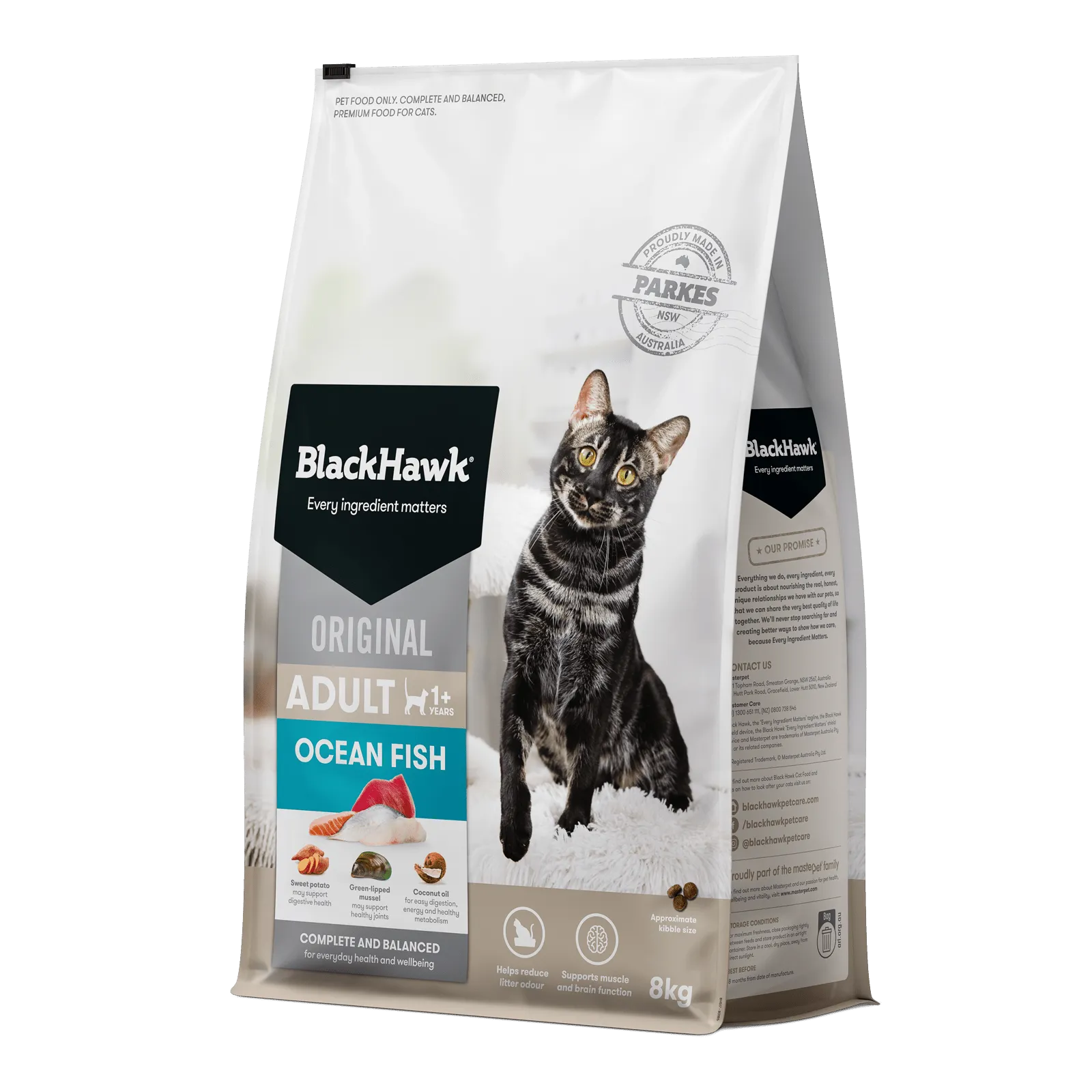 Black Hawk Original Cat Food Adult Ocean Fish