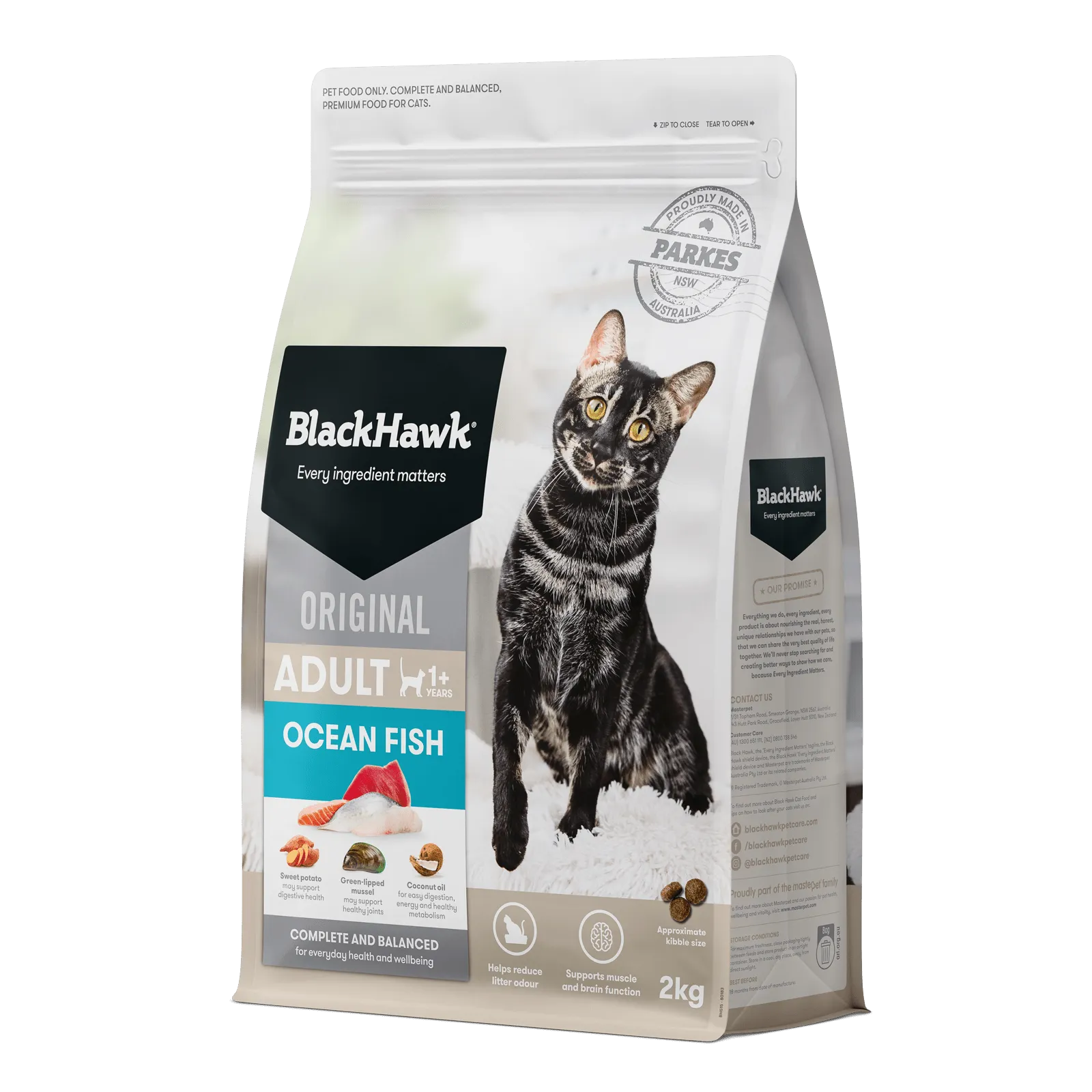 Black Hawk Original Cat Food Adult Ocean Fish