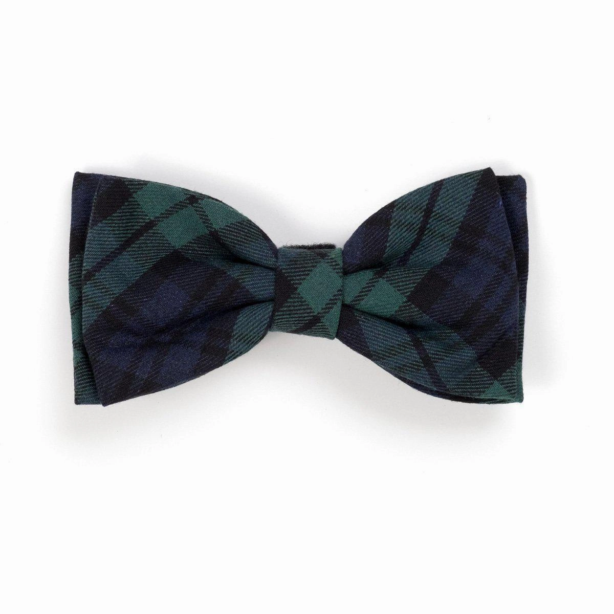 Black Watch Plaid Dog Bow Tie dog collar accessory,collar decor
