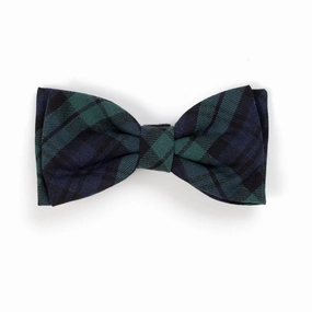Black Watch Plaid Dog Bow Tie dog collar accessory,collar decor
