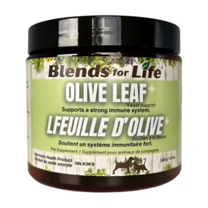 Blends For Life Olive Leaf  140g cat vitamins, cat immune support