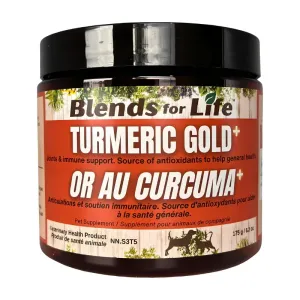 Blends for Life Turmeric Gold 175g cat vitamins, cat immune support