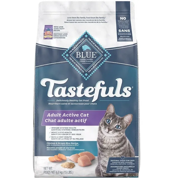Blue Buffalo Adult Active Cat Tastefuls Chicken & Brown Rice