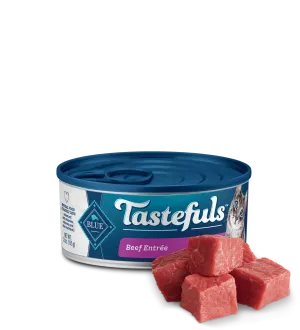 Blue Buffalo Adult Tastefuls Beef Entre Pate Cat Wet Food adult cat food, best cat food for adults