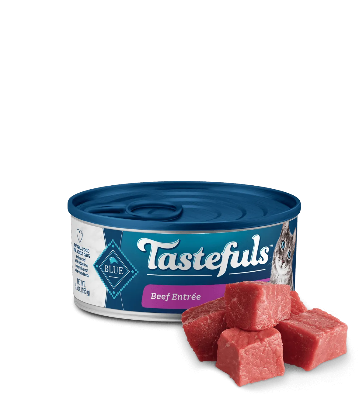 Blue Buffalo Adult Tastefuls Beef Entre Pate Cat Wet Food adult cat food, best cat food for adults