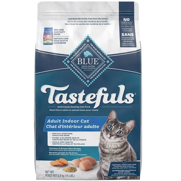 Blue Buffalo Adult Tastefuls Chicken Indoor Health  Cat Food dry cat food, cat kibble