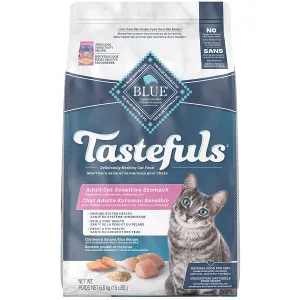 Blue Buffalo Adult Tastefuls Chicken  Sensitive Stomach Cat Food adult cat food, best cat food for adults