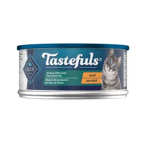 Blue Buffalo Adult Tastefuls Pate Ocean Fish & Tuna Cat Wet Food adult cat food, best cat food for adults