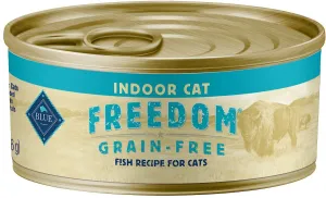 Blue Buffalo Freedom Indoor Adult Fish Recipe Grain-Free Canned Cat Food wet cat food, canned cat food