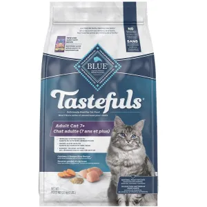 Blue Buffalo Tastefuls Healthy Aging Chicken Cat Food senior cat care, elderly cat supplements