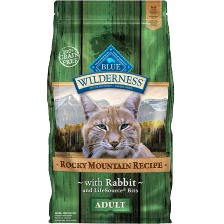 Blue Buffalo Wilderness Adult Grain Free Rocky Mountain Trout Recipe indoor dry cat food, healthy cat kibble