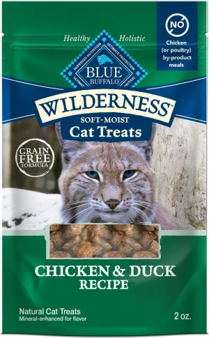 Blue Buffalo Wilderness Chicken & Duck Cat Treats soft cat treats, chewy cat snacks