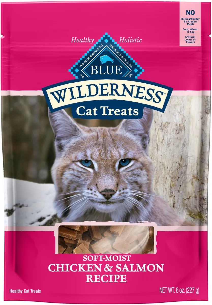 Blue Buffalo Wilderness Chicken & Salmon Treats cat treats, soft cat treats