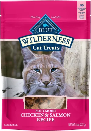 Blue Buffalo Wilderness Chicken & Salmon Treats cat treats, soft cat treats