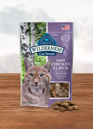 Blue Wilderness Crunchy Cat Treats Chicken Flavor cat treats, natural cat treats