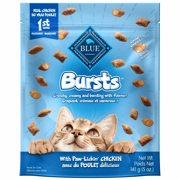 BLUE Bursts Cat Treats; Paw-Lickin' Chicken