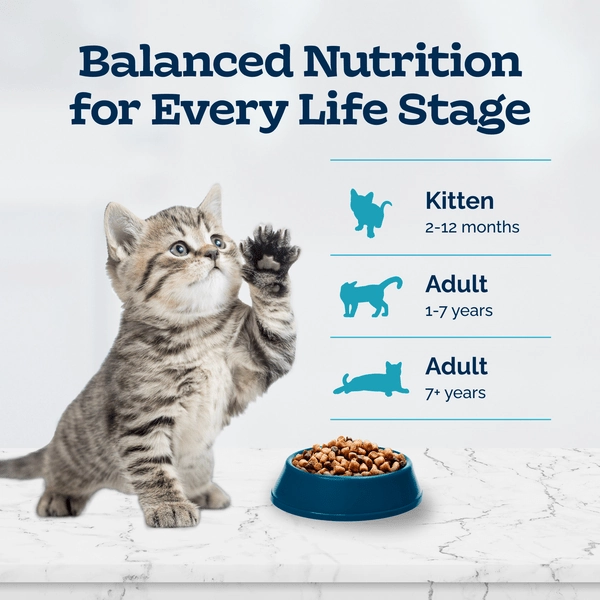 BLUE Tastefuls Healthy Growth Chicken & Brown Rice Recipe Kitten Dry Food, 7lb