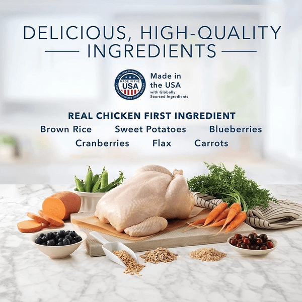 BLUE Tastefuls Healthy Living Chicken & Brown Rice Recipe Dry Cat Food, 15lb