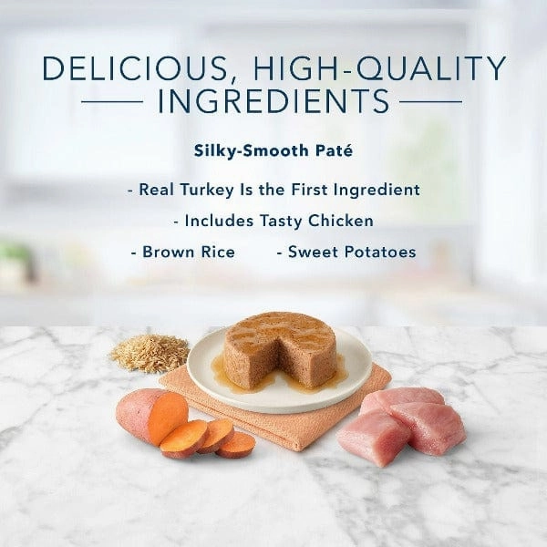 BLUE Tastefuls Turkey & Chicken Entree Pate Canned Cat Food, 5.5oz