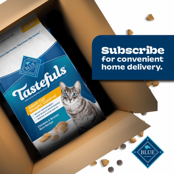BLUE Tastefuls Weight Control Chicken & Brown Rice Recipe Dry Cat Food