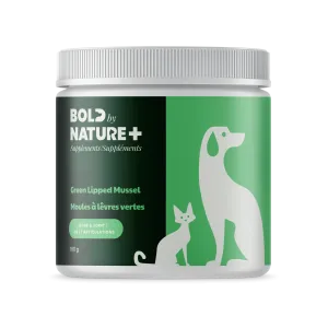 Bold by Nature  Green Lipped Mussel 160g cat vitamins, cat immune support