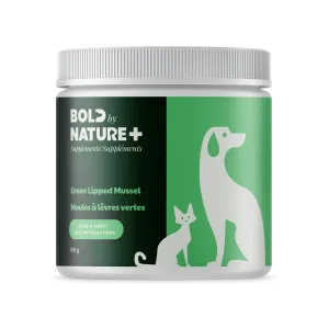 Bold by Nature  Green Lipped Mussel 160g cat vitamins, cat immune support