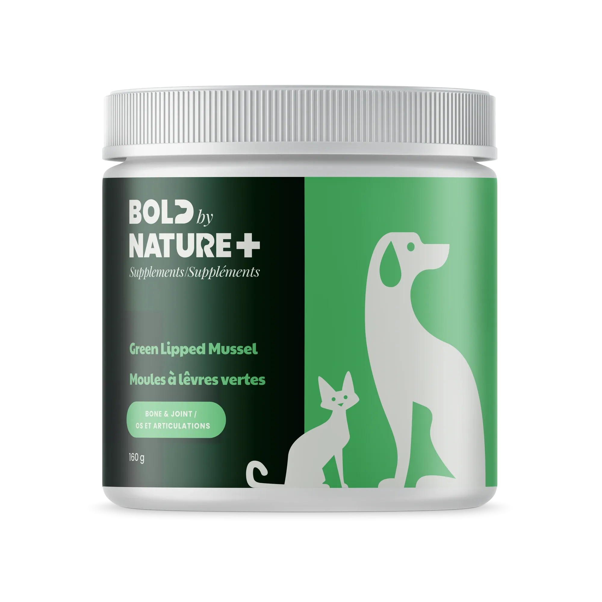 Bold by Nature  Green Lipped Mussel 160g cat vitamins, cat immune support