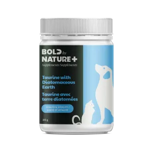 Bold by Nature  Taurine with Diatomaceous Earth 210g cat vitamins, cat immune support