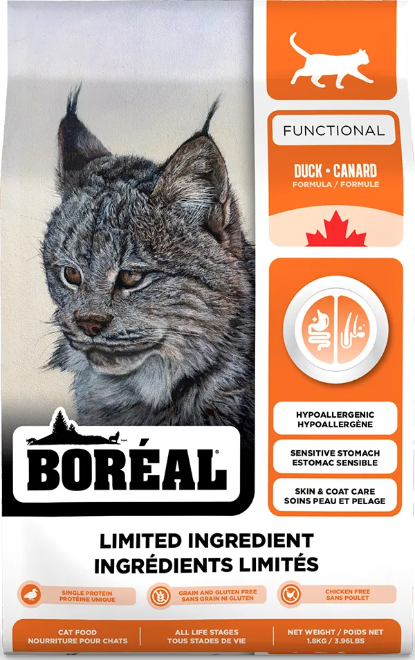 BORAL Functional Limited Ingredient Duck CAT dry cat food, cat kibble