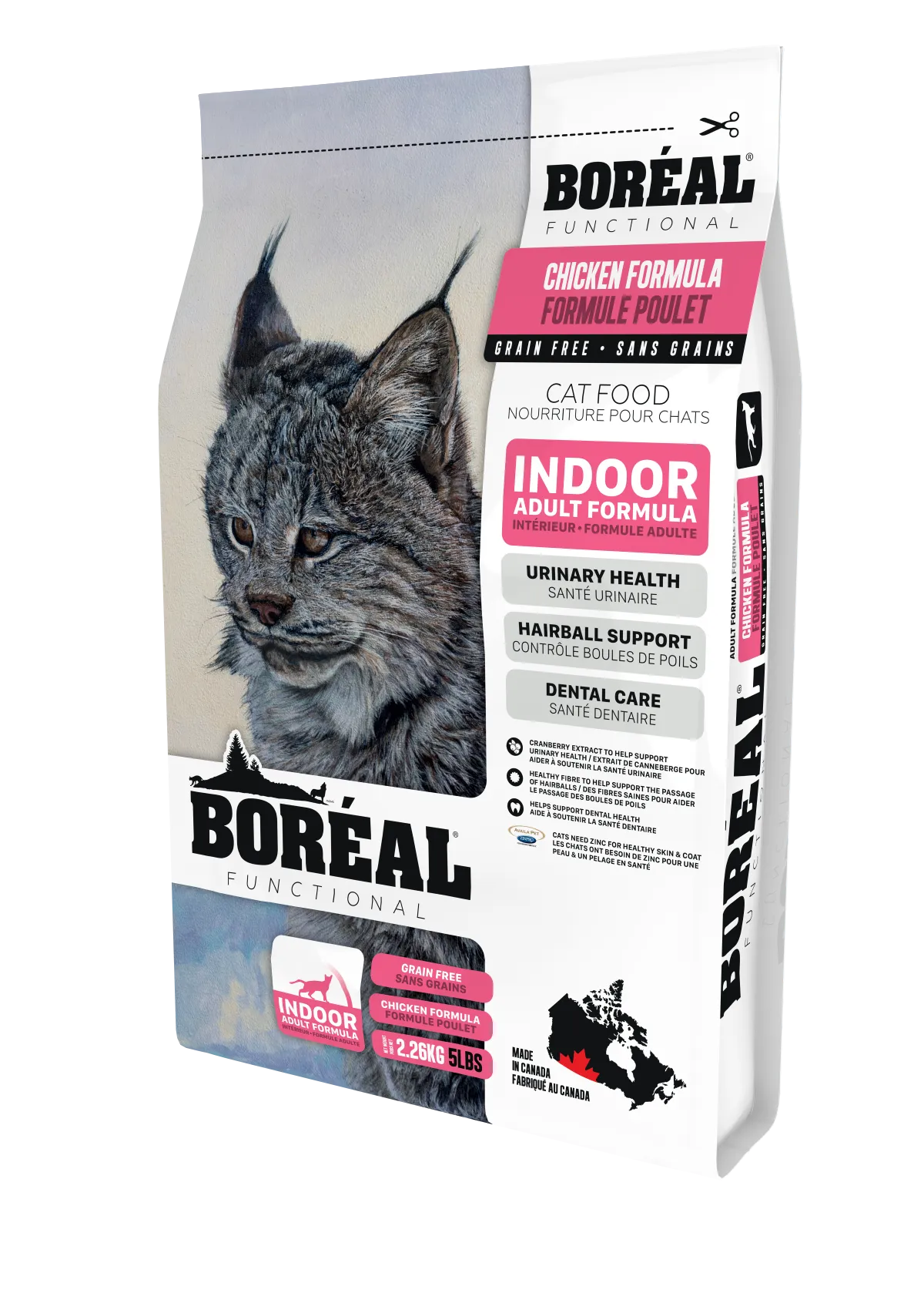 Boreal Functional Cat Indoor Chicken dry cat food, cat kibble