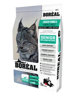 Boreal Functional Cat Senior Chicken senior cat care, elderly cat supplements