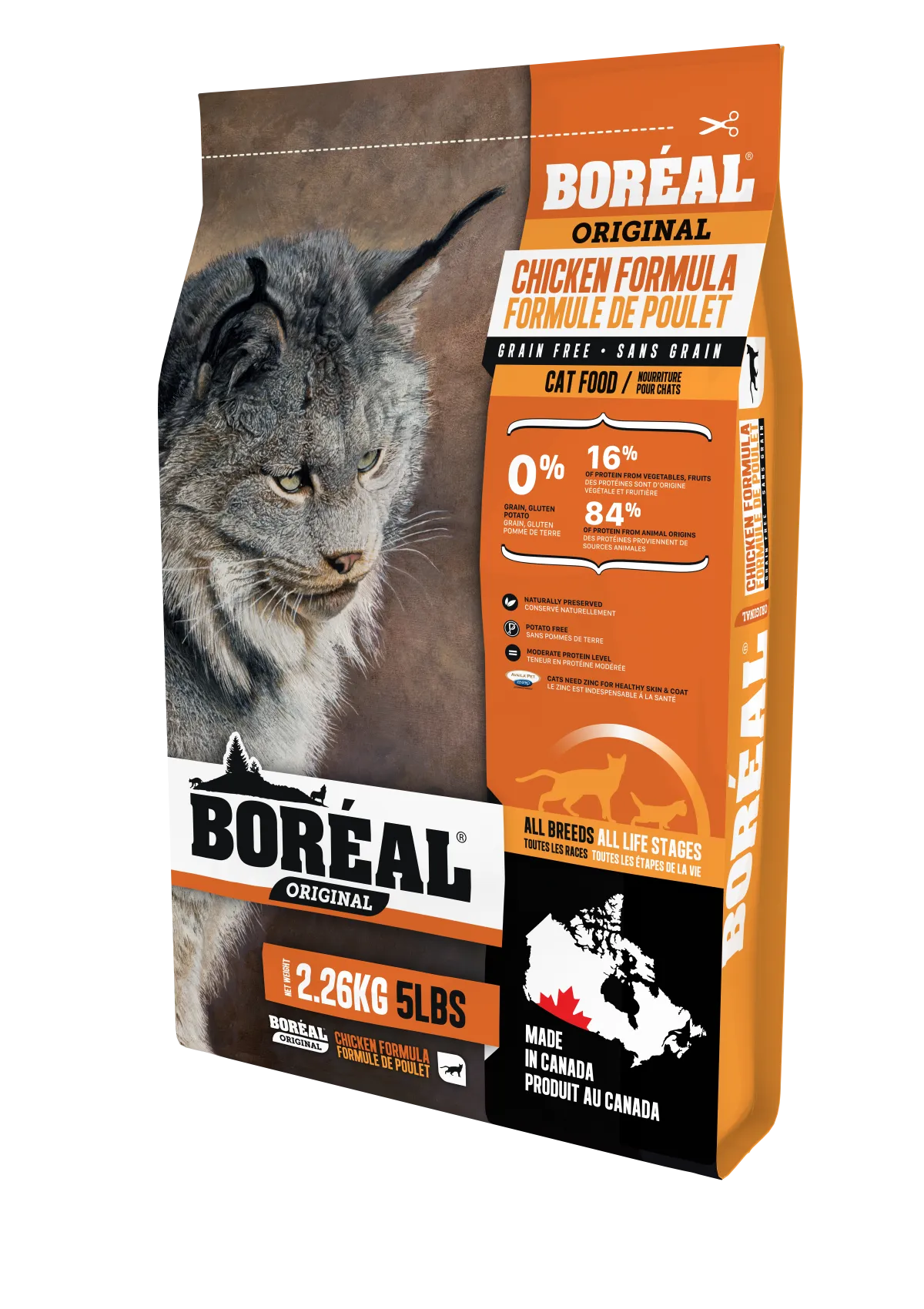 Boreal Original Cat GF Chicken adult cat food, best cat food for adults