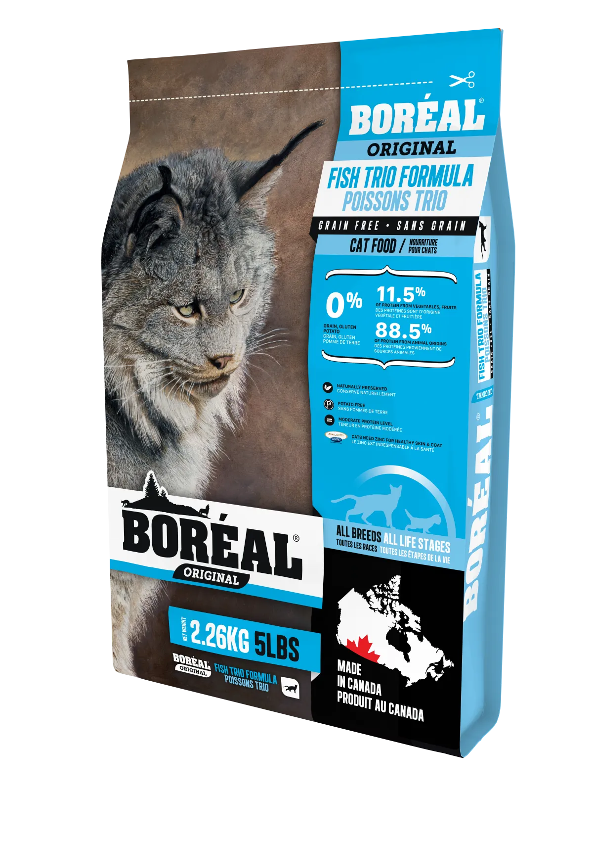Boreal Original Cat GF Fish Trio