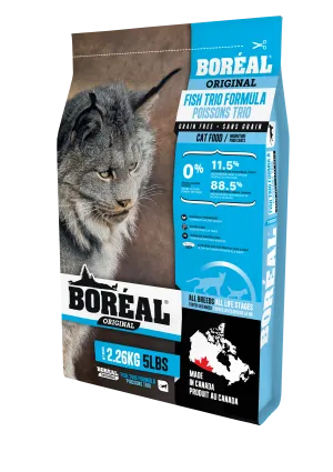 Boreal Original Cat GF Fish Trio adult cat food, best cat food for adults