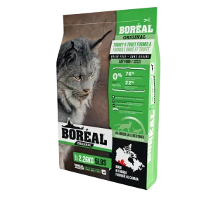 Boreal Original Cat GF Turkey and Trout dry cat food, cat kibble