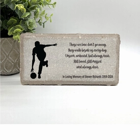 Bowler Memorial Gift - Personalized Memorial Stone show poultry,grooming poultry